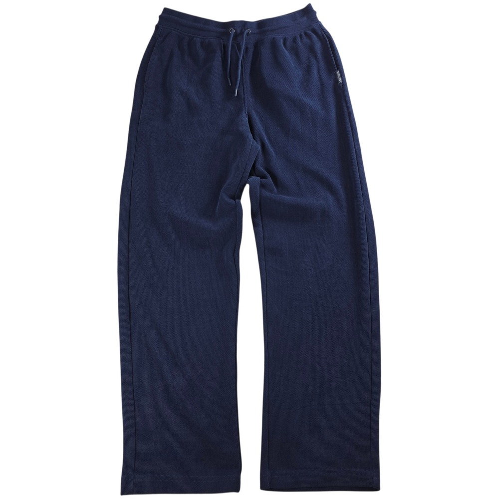 Eddie Bauer Lounge Ribbed Navy Blue Pants Navy Medium Mens